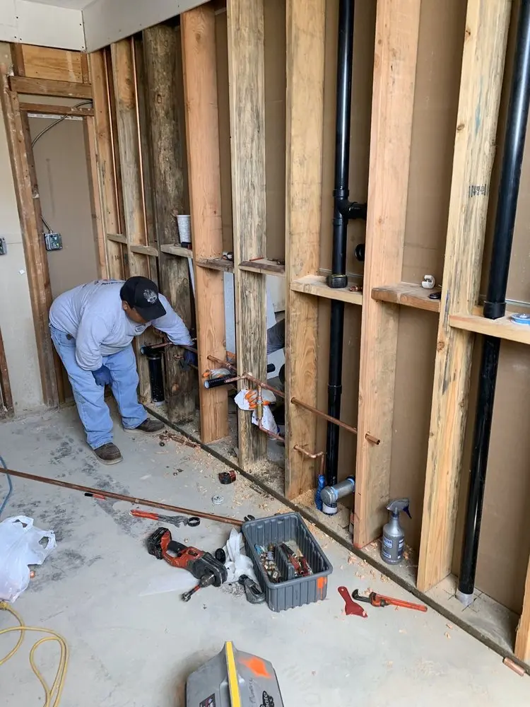 Commercial rough-in plumbing for Gas Line Repair in Moorehall at Valley Forge